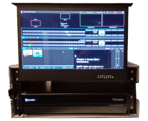 pull-out rackmount monitor